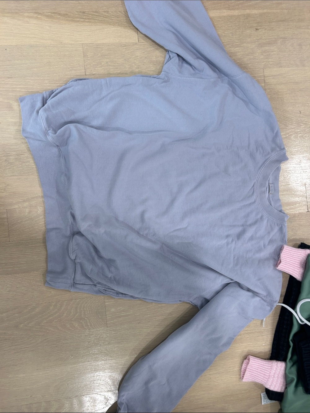 Brandy Melville Light Lavender Crewneck Sweatshirt